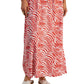 Vestido longo feminino estampado com sobrepeliz INC International Concepts, tamanho laranja, pequeno e grande