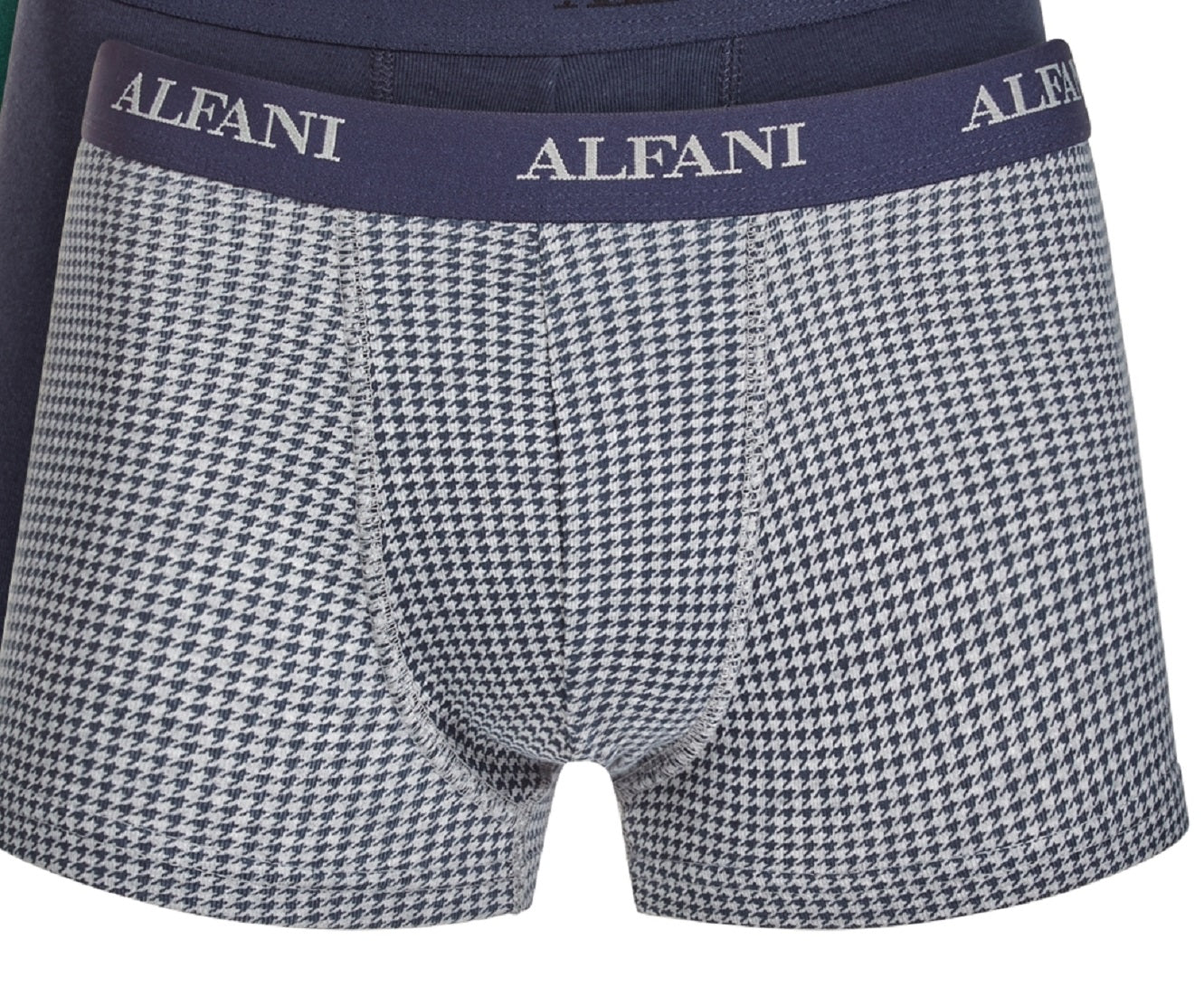 Calções de banho Alfani Men's Moisture Absorvente Azul Tamanho X-G