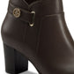 Botas femininas Giani Bernini Memory Foam Artemyss marrom tamanho 6 M