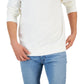 Suéter de lã sprilite com gola xale masculino Club Room, branco, tamanho grande