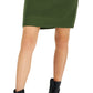 Vestido suéter feminino de gola alta INC International Concepts, verde, tamanho X-S