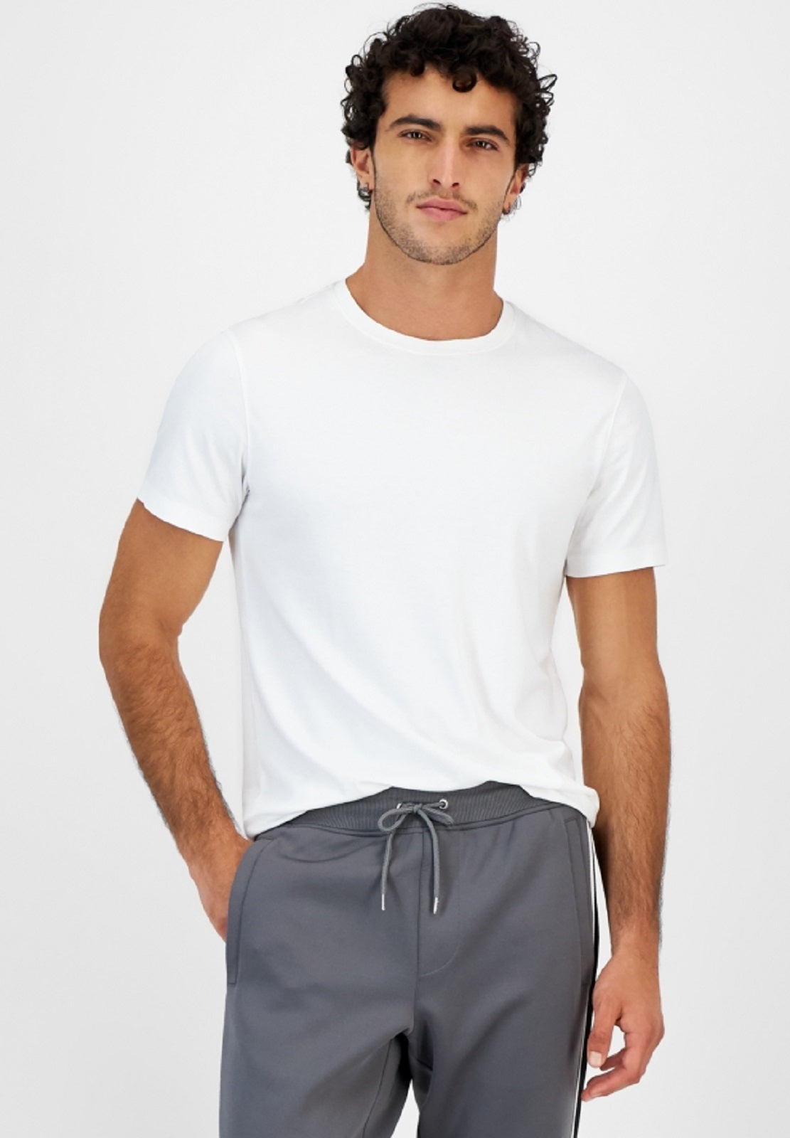 Calça de corrida masculina de neoprene INC International Concepts, cinza, tamanho XX-G