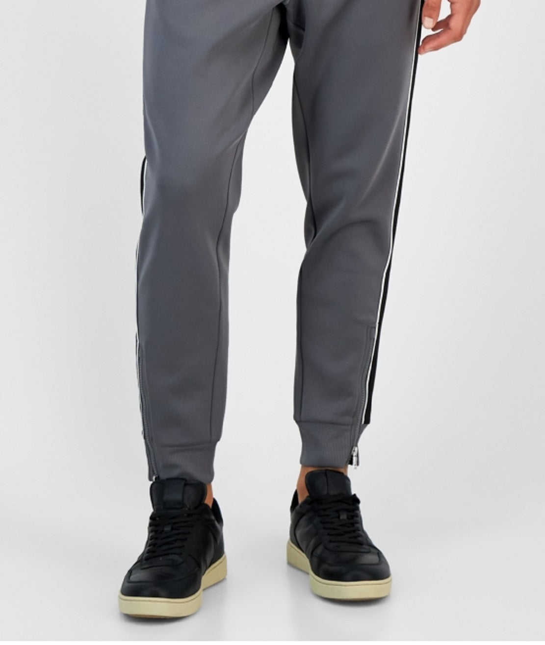 Calça de corrida masculina de neoprene INC International Concepts, cinza, tamanho XX-G