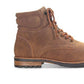 Botas masculinas Baker de couro sintético com cadarço Sun + Stone, marrom, tamanho 10,5 M