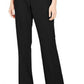 Calça feminina Alfani, comprimento longo e curto, essencial, curva, bootcut, preta, tamanho 10