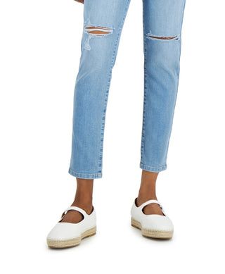 Style & Co Women's Curvy Fit Skinny Jeans Blue Size 4