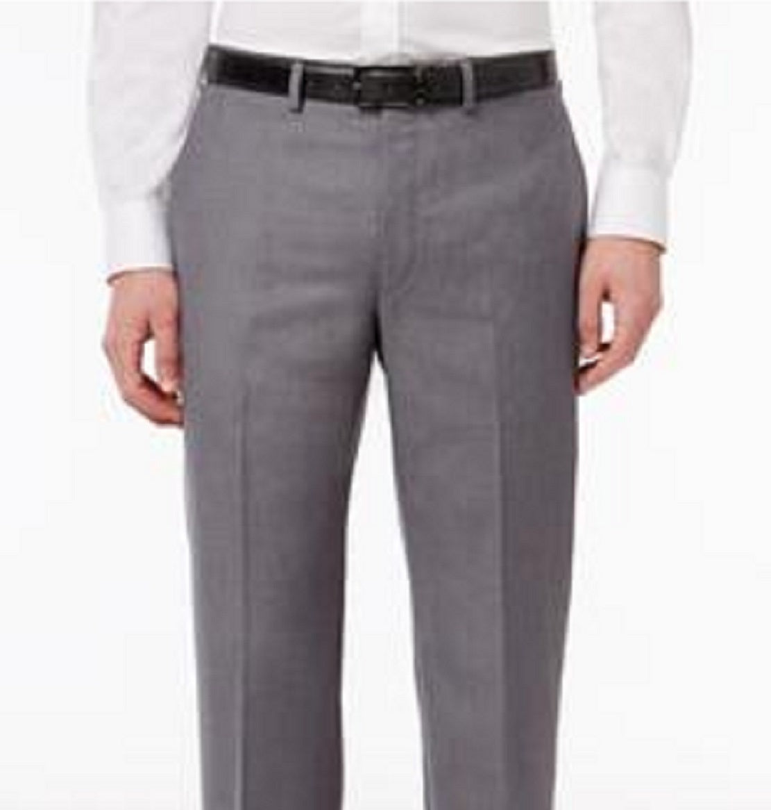 Calça social slim fit masculina Calvin Klein cinza tamanho 34x34