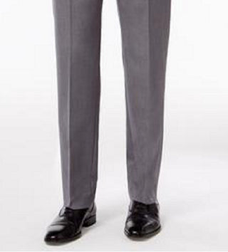 Calça social slim fit masculina Calvin Klein cinza tamanho 34x34