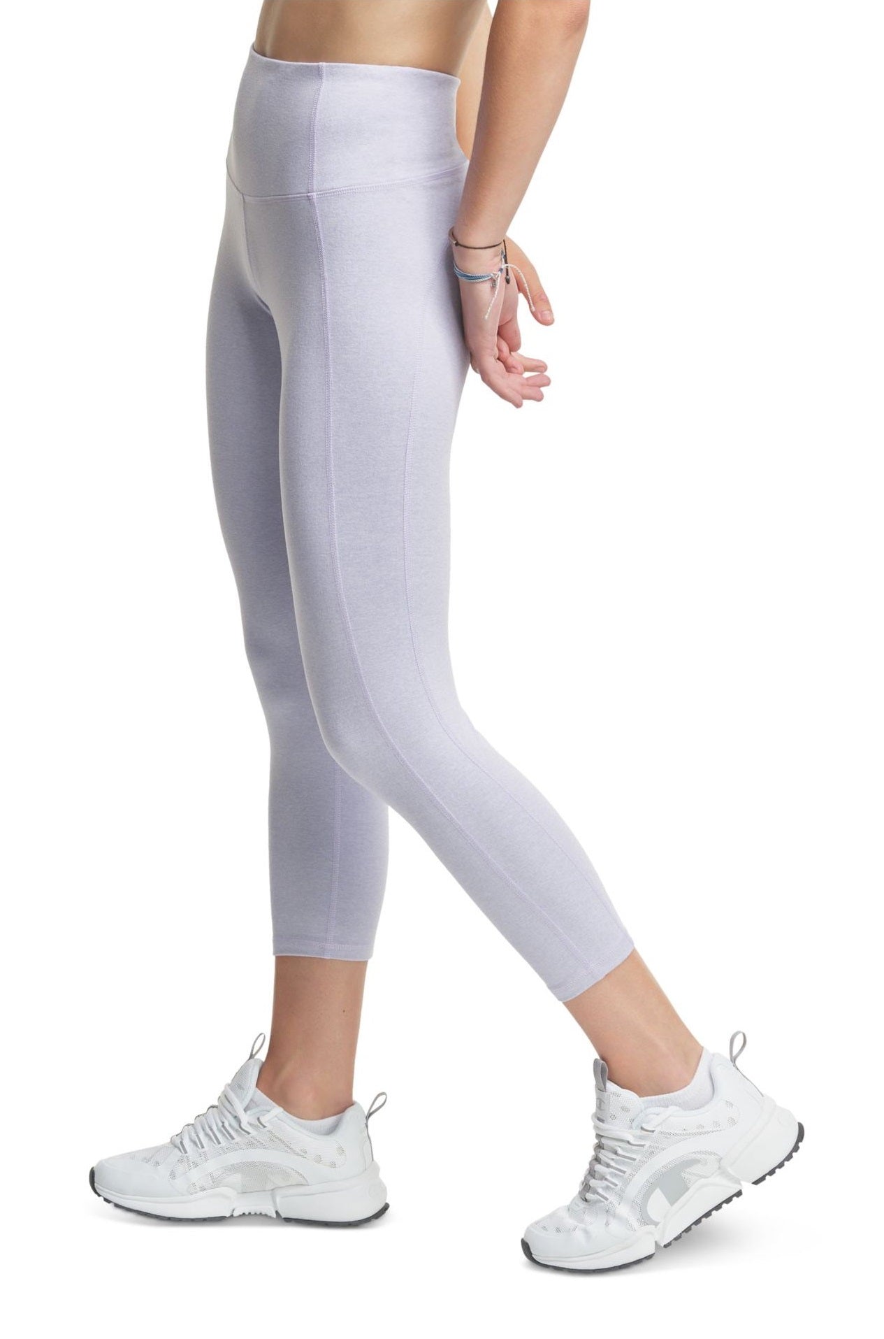 Calça legging feminina Champion Soft Touch 3/4 roxa tamanho grande