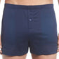 Boxers esportivos de malha de algodão masculinos Hanro, azul, tamanho extragrande