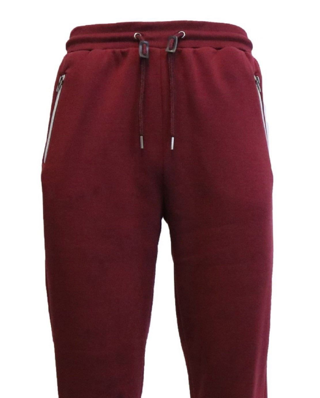 Calça jogger slim fit masculina Galaxy By Harvic com bolsos com zíper, vermelha, tamanho X-G