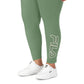 Legging Fila Strut Mid Rise Logo 7/8 Feminina Verde