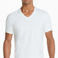 Camiseta Nike Masculina Everyday Stretch Gola V, Pacote com 2, Branca, Tamanho P
