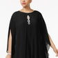 Blusa de noite transparente feminina SL Fashions, preta, tamanho 16W