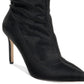 Badgley Mischka Tênis Ronnie Fabric Feminino Bico Fino Cano Médio Preto Tamanho 8,5