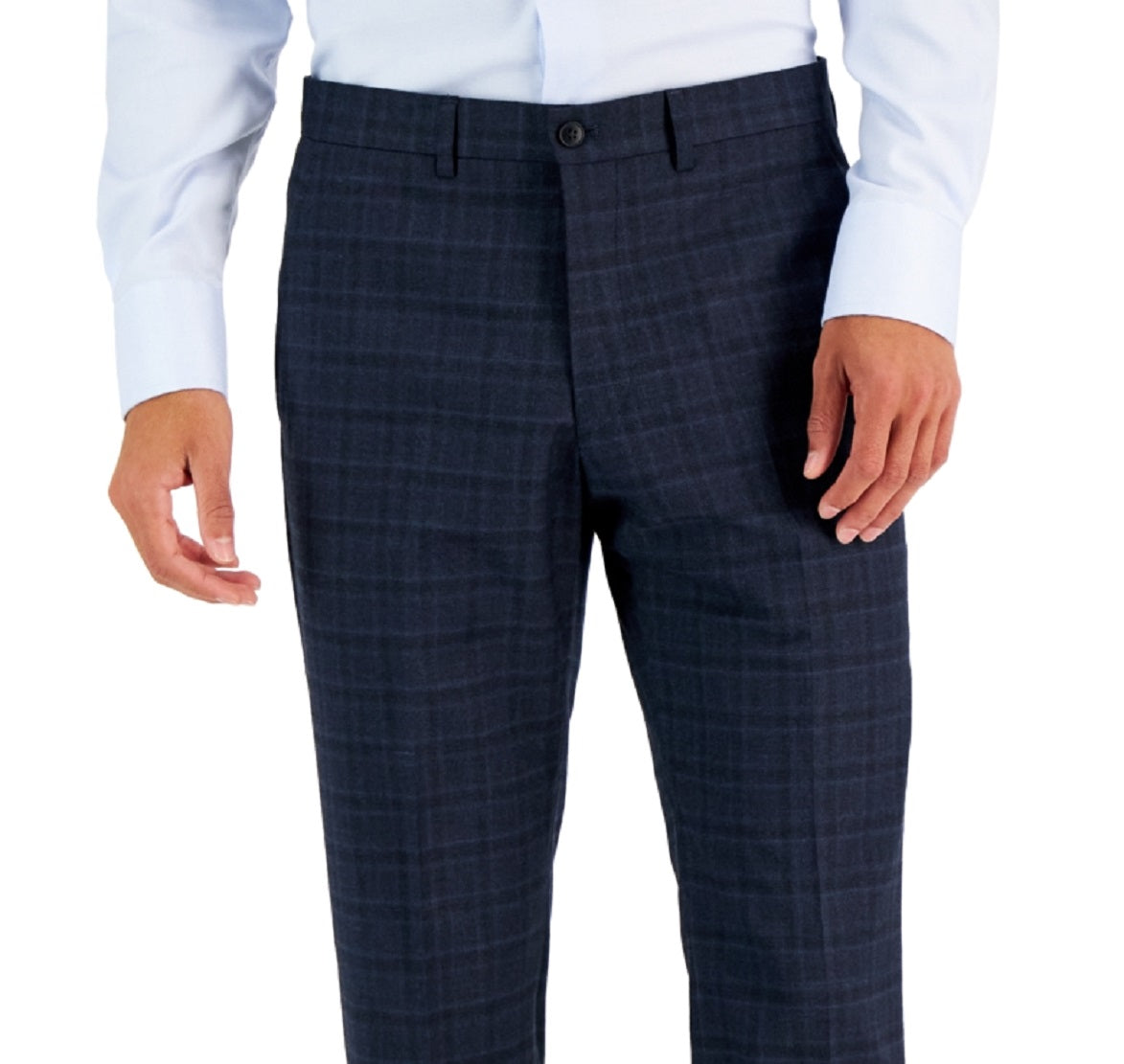 A|X Armani Exchange Terno Masculino de Lã Calça Separada Azul Tamanho 30X30