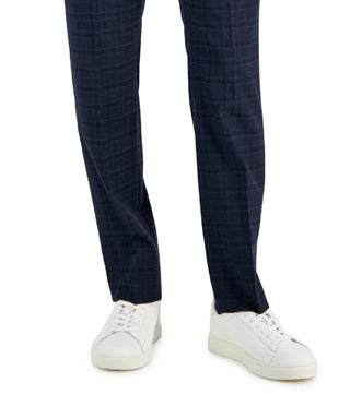 A|X Armani Exchange Terno Masculino de Lã Calça Separada Azul Tamanho 30X30