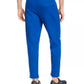 Calça de moletom masculina AX Armani Exchange com ajuste reto e pregas e estampa de logotipo, azul, tamanho extragrande