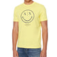 Camiseta Masculina Exclusiva A|X Armani Exchange Smiley Graphic Amarela Tamanho Grande