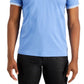 Camisa Polo Masculina A|X Armani Exchange com Zíper e Logotipo Roxo Tamanho Grande