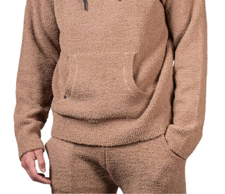 Moletom com capuz Natori Sherpa Knit Masculino Marrom Tamanho P