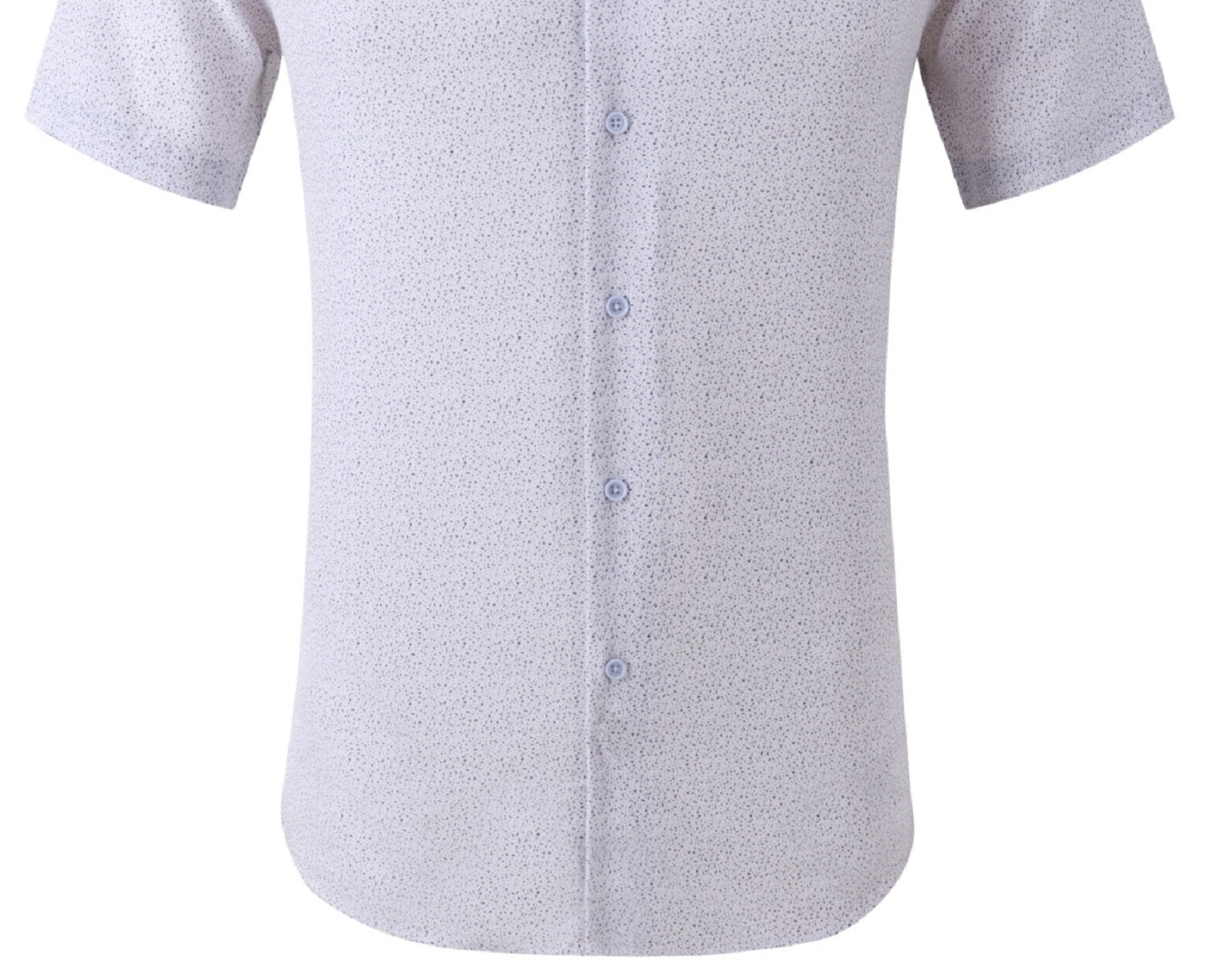 Camisa social masculina Tom Baine Slim Fit de manga curta e botões, tamanho X-G