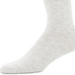 Perry Ellis Meias Masculinas de Rayon, Pacote Único, Cinza, Tamanho Regular