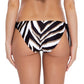 Calcinha Trina Turk Swim Vivant Soft com amarração lateral, preta, tamanho 6