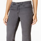 Calça jeans feminina Charter Club Lexington reta cinza tamanho 6