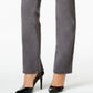 Calça jeans feminina Charter Club Lexington reta cinza tamanho 6