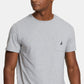 Camiseta masculina Nautica Classic Fit Solid com gola redonda e bolso, cinza, tamanho grande