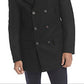 Ralph Lauren Casaco de lã masculino preto tamanho 42