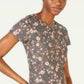Camiseta infantil de malha waffle Self Esteem Junior, cinza, tamanho pequeno