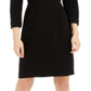 Vestido Mara com decote canoa Weekend Max feminino, preto, tamanho 4