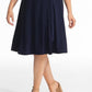 Vestido envelope feminino Kiyonna Essential azul tamanho 1X