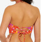 Biquíni Hula Honey feminino com recortes Bold Bouquet, laranja