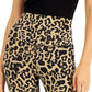 Shorts de ciclismo feminino com estampa de leopardo LNA, preto, tamanho X-S