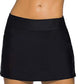 Maiô Reebok Feminino Saia de Natação Preto