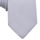 Gravata Oxford Sólida Masculina Perry Ellis Cinza Tamanho Regular