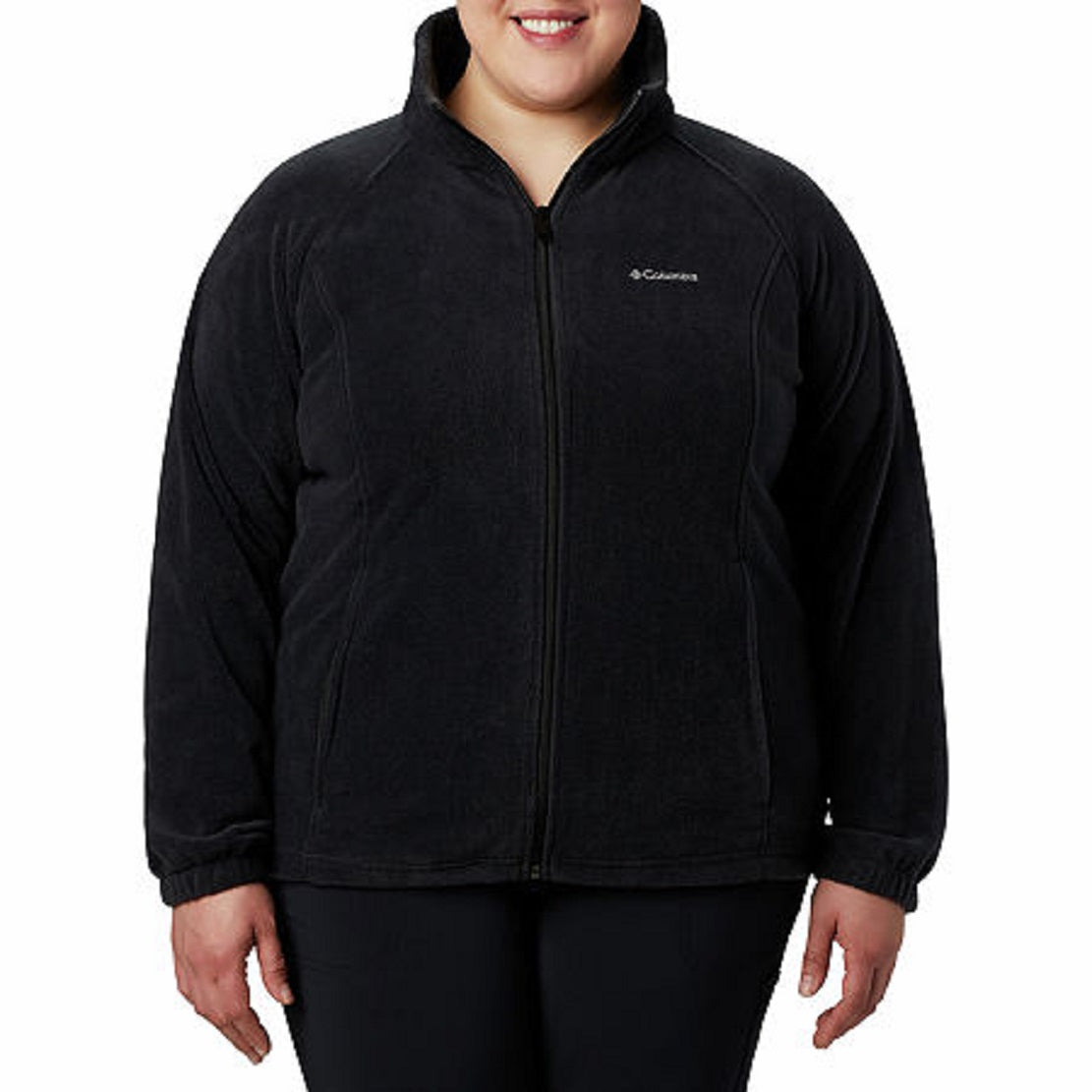 Jaqueta Columbia Benton Springs Fleece Feminina Preta Tamanho 3X