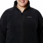 Jaqueta Columbia Benton Springs Fleece Feminina Preta Tamanho 3X