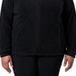 Jaqueta Columbia Benton Springs Fleece Feminina Preta Tamanho 3X
