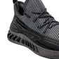 Tênis de corrida masculino Akademiks Fit 2.0 Knit, cinza, tamanho 11 M
