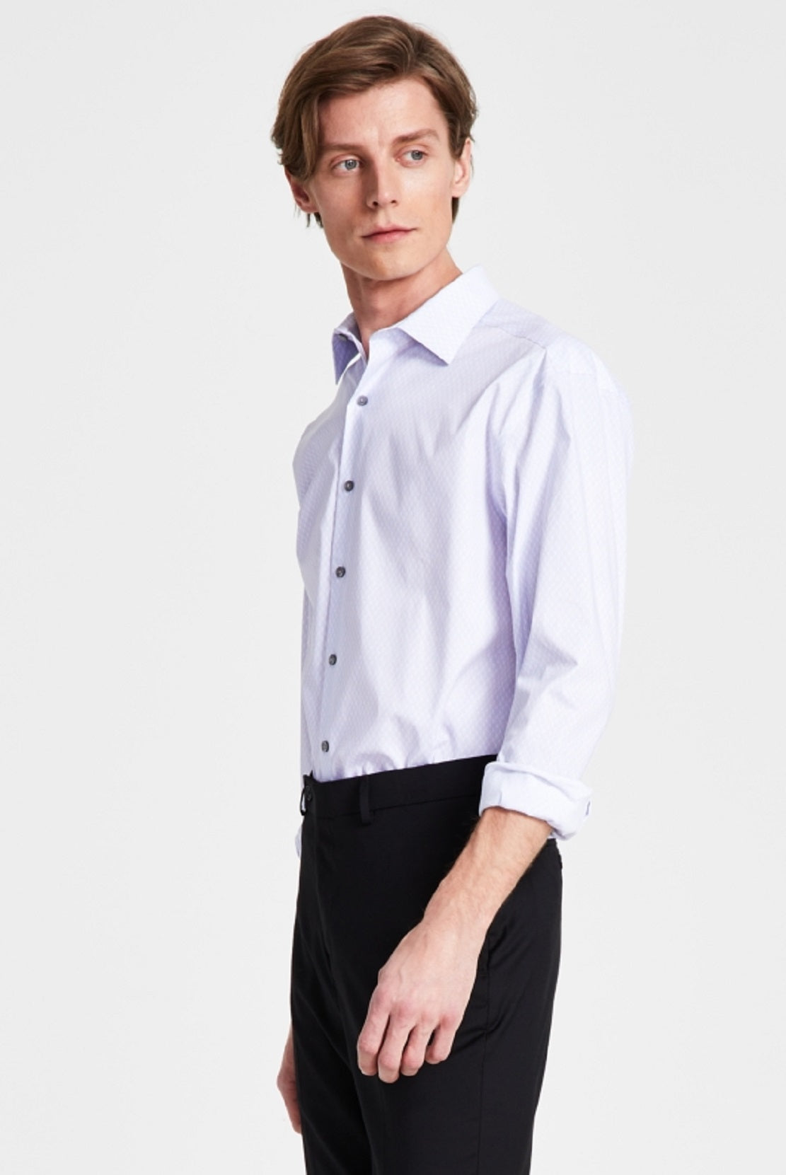 Calça social slim fit masculina Calvin Klein preta tamanho 40x32