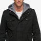 Jaqueta Trucker com Capuz e Forro Sherpa Levi's Masculina, Tamanho Grande, Preta