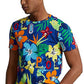 Camiseta Polo Ralph Lauren Masculina Estampada Gola Redonda Azul Tamanho XX-G