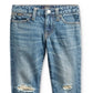 Calça jeans Ralph Lauren Polo Astor Slim Boyfriend para meninas, azul, tamanho 6X