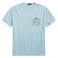 Camiseta Polo Ralph Lauren Masculina Classic Fit Jersey Estampada Azul Tamanho XX-G