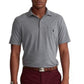 Camisa polo masculina Polo Ralph Lauren Classic Fit Performance cinza tamanho X-G