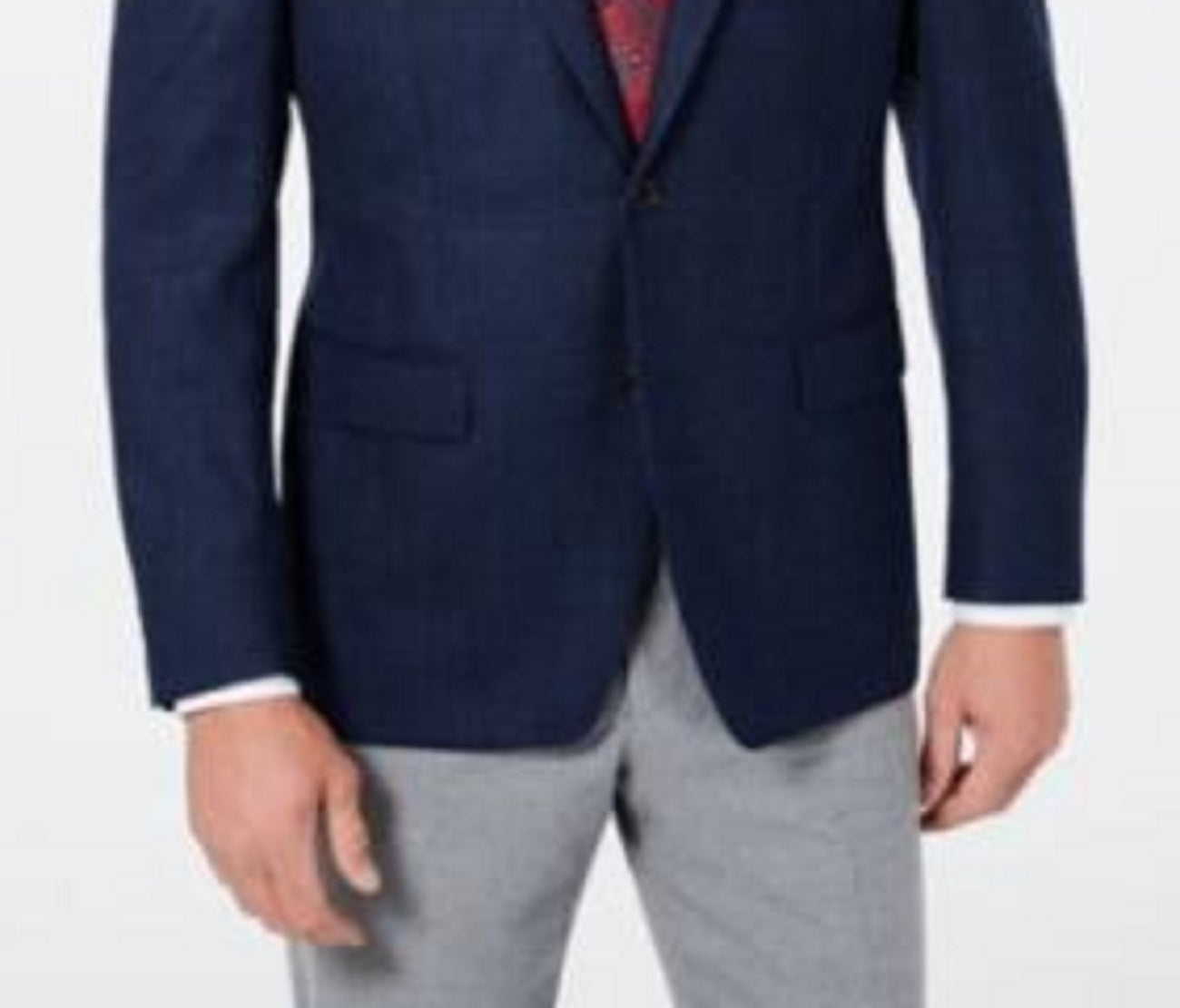Ralph Lauren Blazer Masculino de Lã e Mista com Janela e Dois Botões Azul Tamanho 44